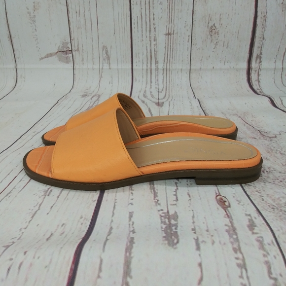Vionic Demi Croco Slide Sandals Leather Women's Size 6 - Picture 4 of 9